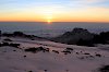Sonnenaufgang am Uhuru Peak