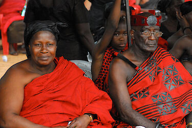 Traditionelle Ashanti Beerdigung