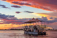 Flusskreuzfahrt im Bereich der Chobe Game Lodge