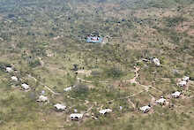 Tansania Tarangire View Camp Vogelperspektive