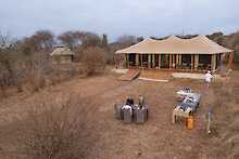 Speisen im Tarangire-Nationalpark