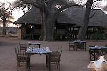 Restaurant im Tandala Tented Camp