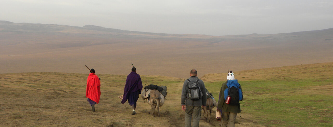Wanderung mit Eseln durch die Hochebene