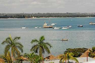 Ausblick vom Slipway Hotel aus