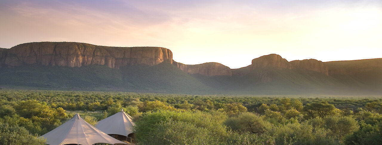 Blick auf den Tafelberg von Marataba Safari Lodge