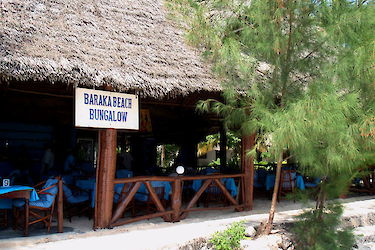 Restaurant der Baraka Beach Bungalows