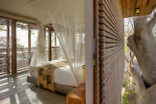 Suite Baobab Blick von Terrasse ins Zimmer