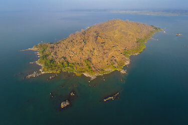 Nankoma Island Vogelperspektive