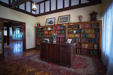 Bibliothek im Karen Blixen Museum