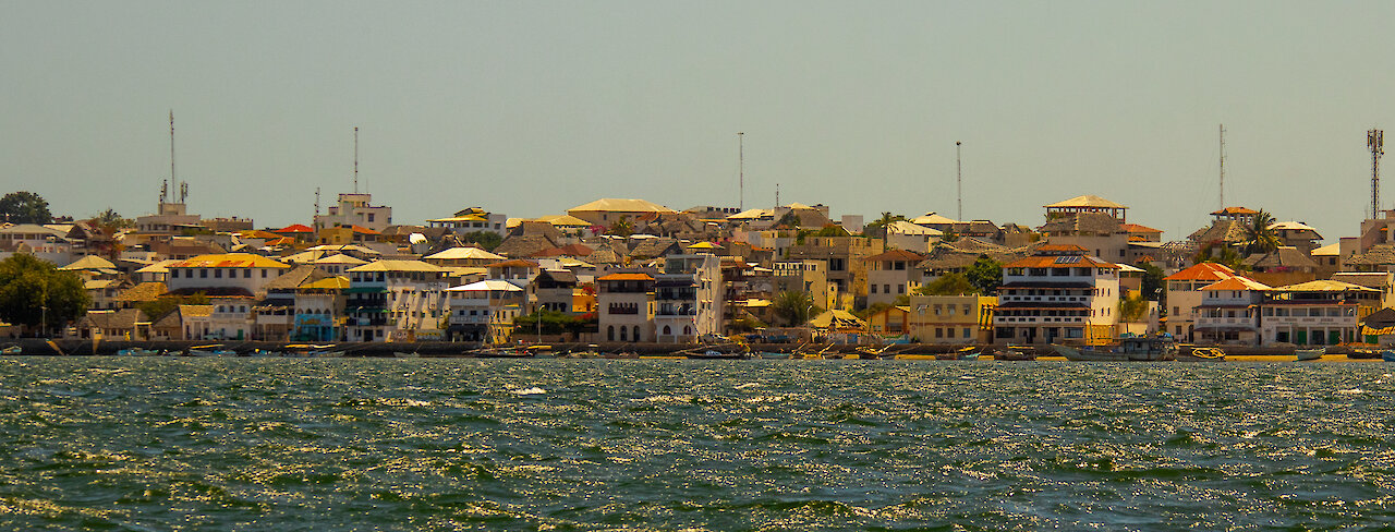 Lamu Ansicht vom Wasser