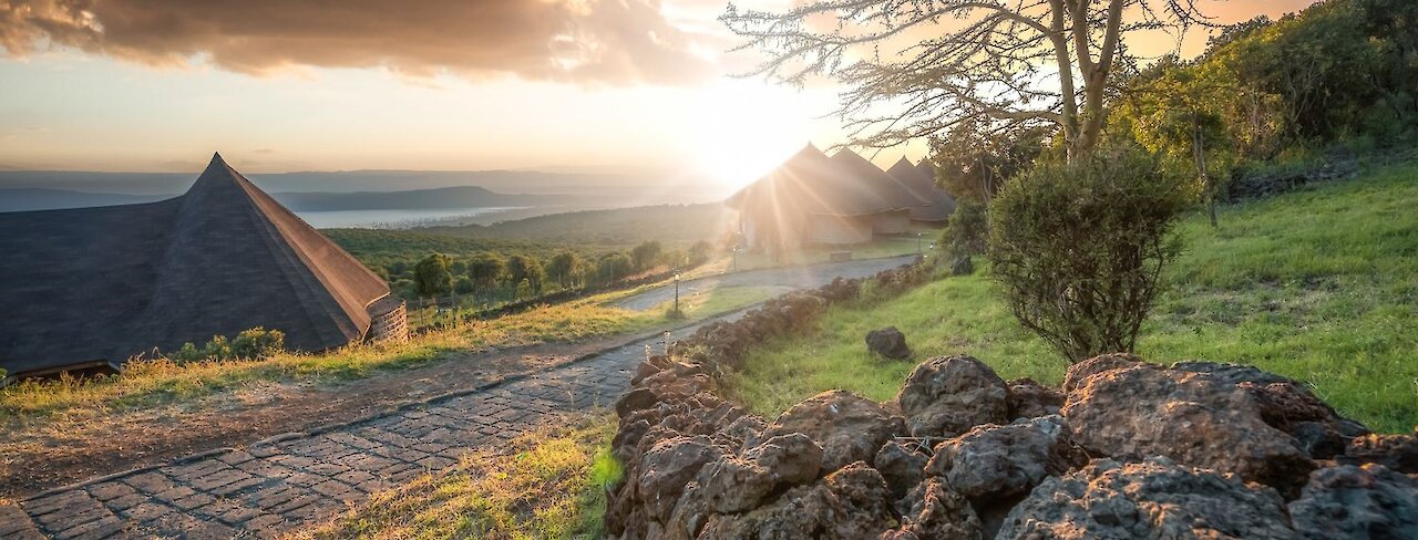 Sonnenaufgang bei der Lake Nakuru Sopa Lodge