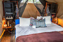 Zambezi African Bush Camp doppelbett