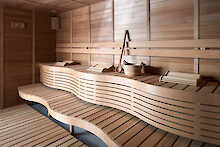 Sauna im Spabereich des Le Meridien