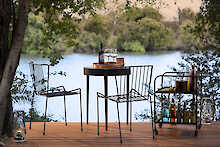 Thorntree River Lodge Sitzgelegenheit am Fluss