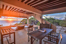 The Cabanas Lamu Terrasse mit Aussicht