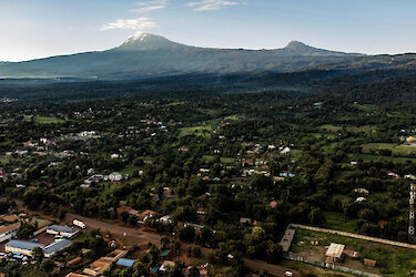 Moshi am Fuße des Kilimandscharos