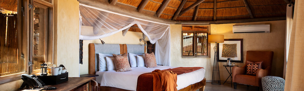 Doppelzimmer in der Ongava Lodge