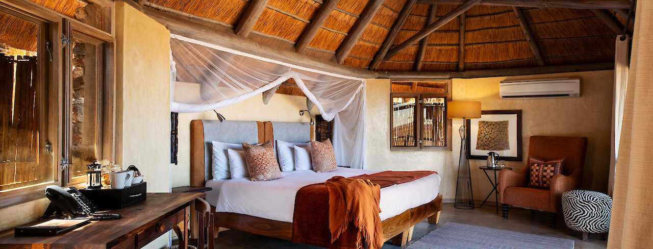 Doppelzimmer in der Ongava Lodge