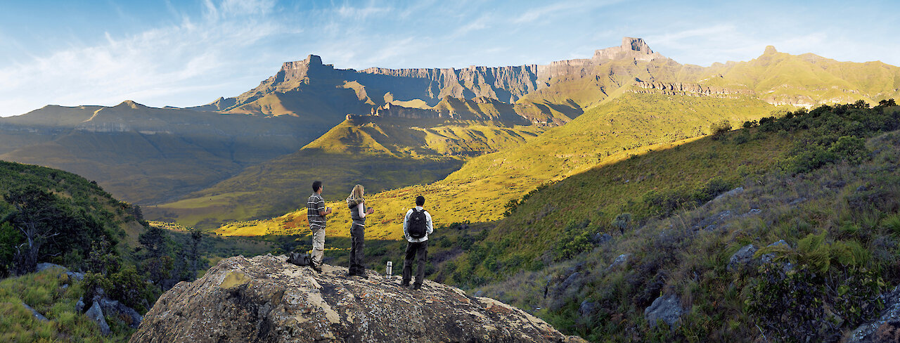 Die Drakensberge in Südafrika