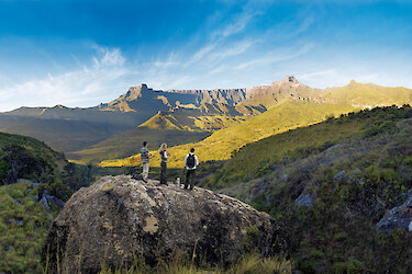 Die Drakensberge in Südafrika