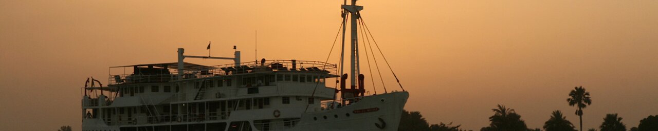 Kreuzfahrt Bou El Mogdad auf dem Senegal-Fluss - Sonnenuntergang