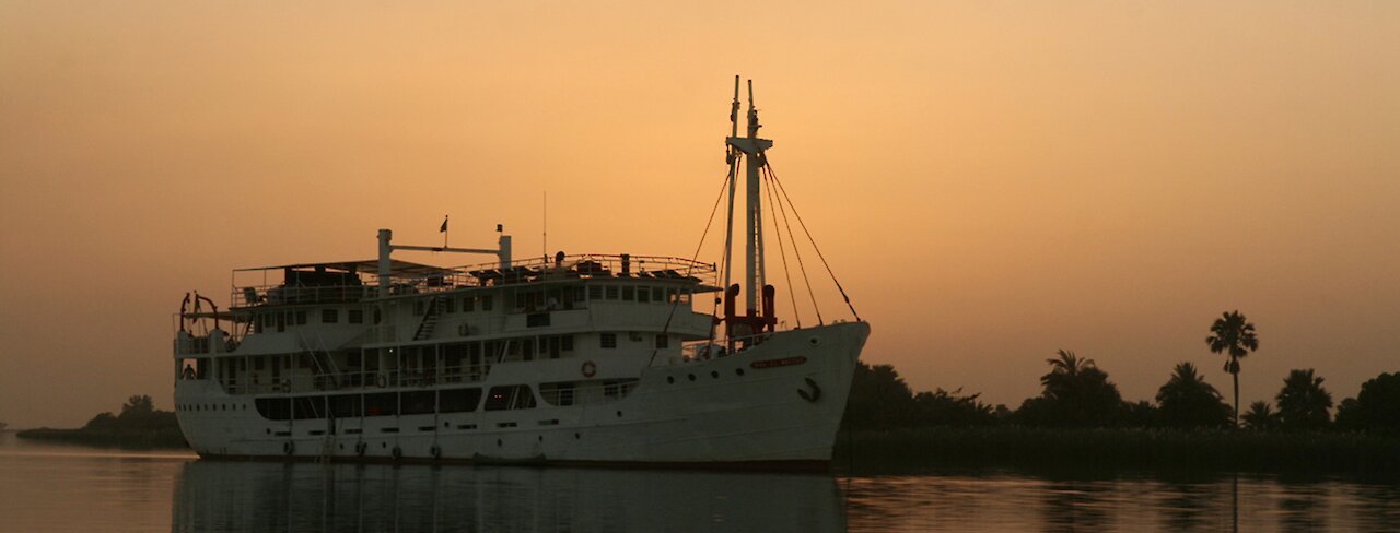 Kreuzfahrt Bou El Mogdad auf dem Senegal-Fluss - Sonnenuntergang