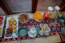 Martinas Retreat Frühstücksbuffet