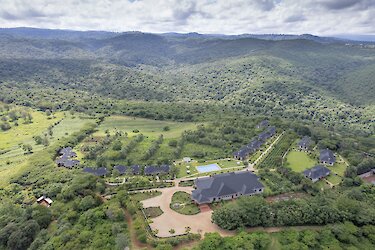 Ngorongoro Coffee Lodge Vogelperspektive