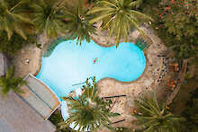 Severin Sea Lodge Pool Vogelperspektive