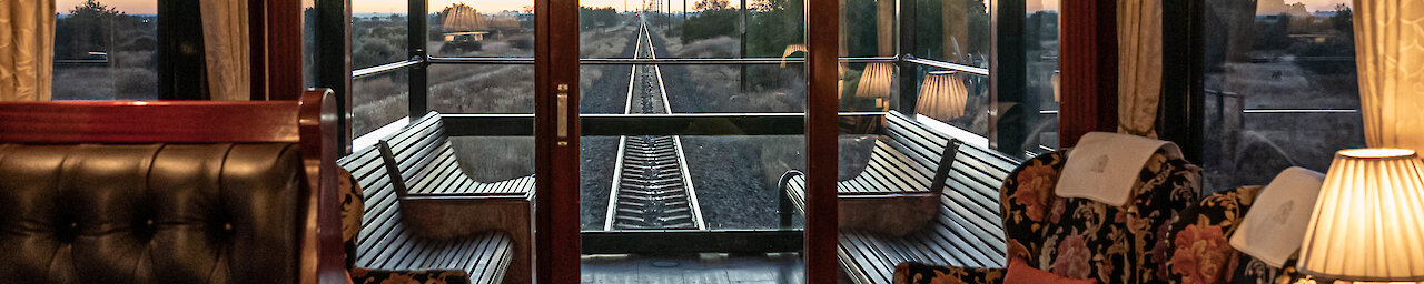 Blick aus dem Aussichtswagen