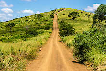 Buschlandschaft im Hluhluwe-iMfolozi-Park
