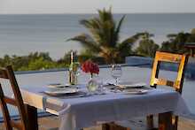 Restaurant mit Ozeanblick
