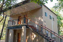 Treppe zum Stock
