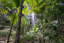 Wasserfall in der Vallee de Mai