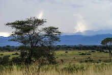 Blick vom Meru-Nationalpark
