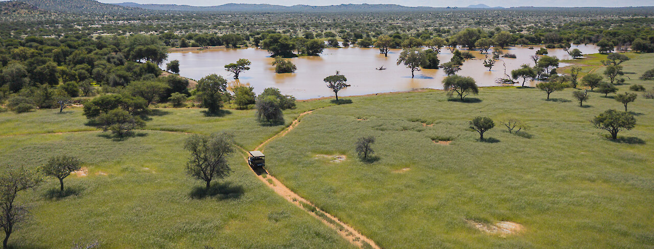 Aussicht über das Ohorongo-Wildreservat