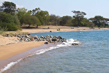 Brandung am Malawisee