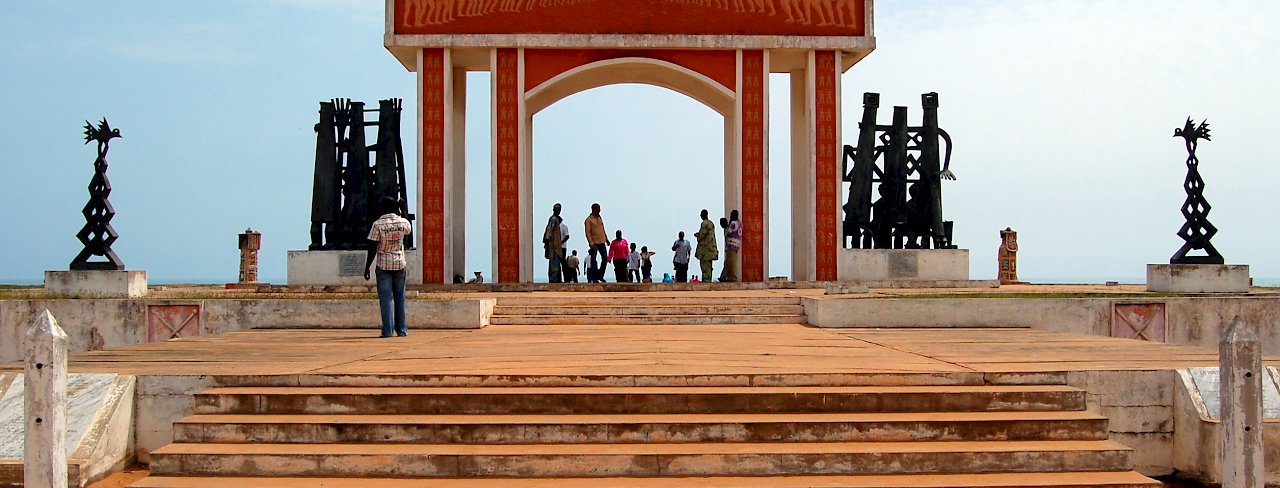 "The Road of no Return" in Ouidah, Benin