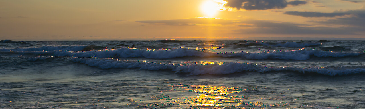 Sonnenuntergang am Strand