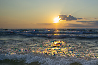 Sonnenuntergang am Strand