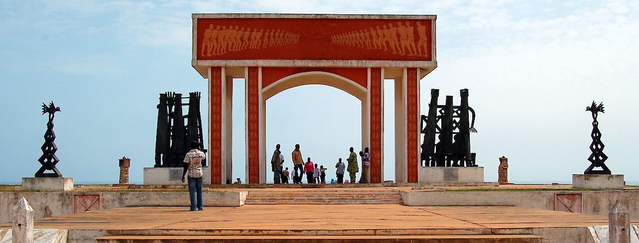 "The Door of No Return" in Ouidah Benin
