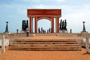 "The Door of No Return" in Ouidah Benin