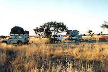 Camping in der Kalahari