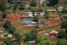 Luftaufnahme von Freetown