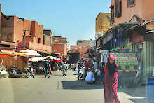 Straße in Marrakesch