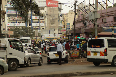 Straßenszene in Nairobi