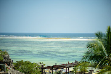Ausblick vom Diani-Strand auf den Indischen Ozean