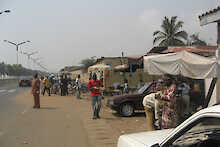 Straßenszene in Lomé