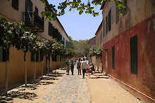 Straße in Gorée