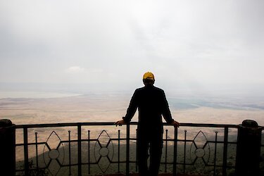 Ausblick in den Ngorongoro-Krater